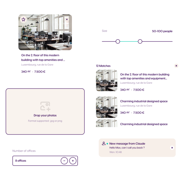 UI components listing