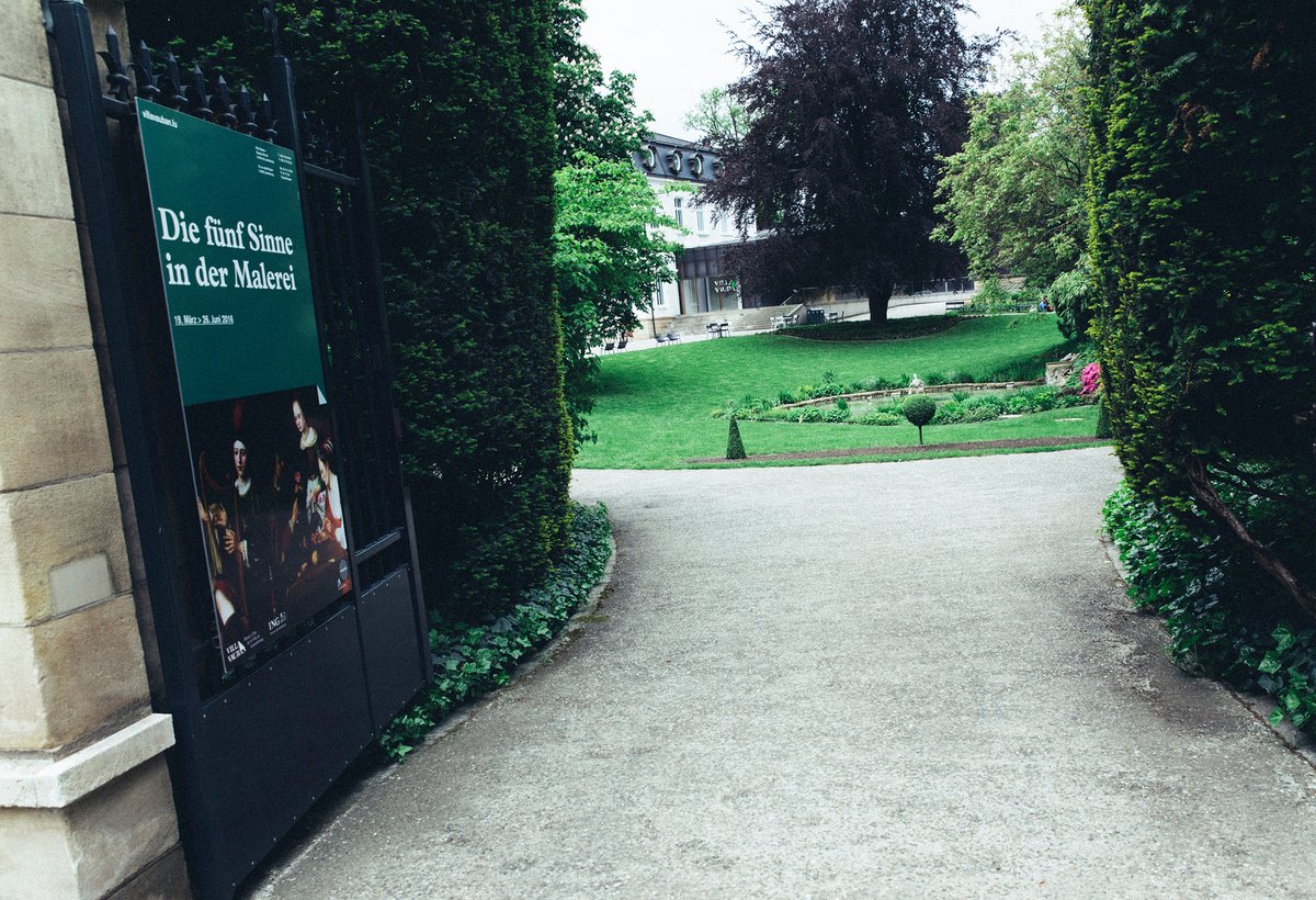 Villa Vauban front gate open